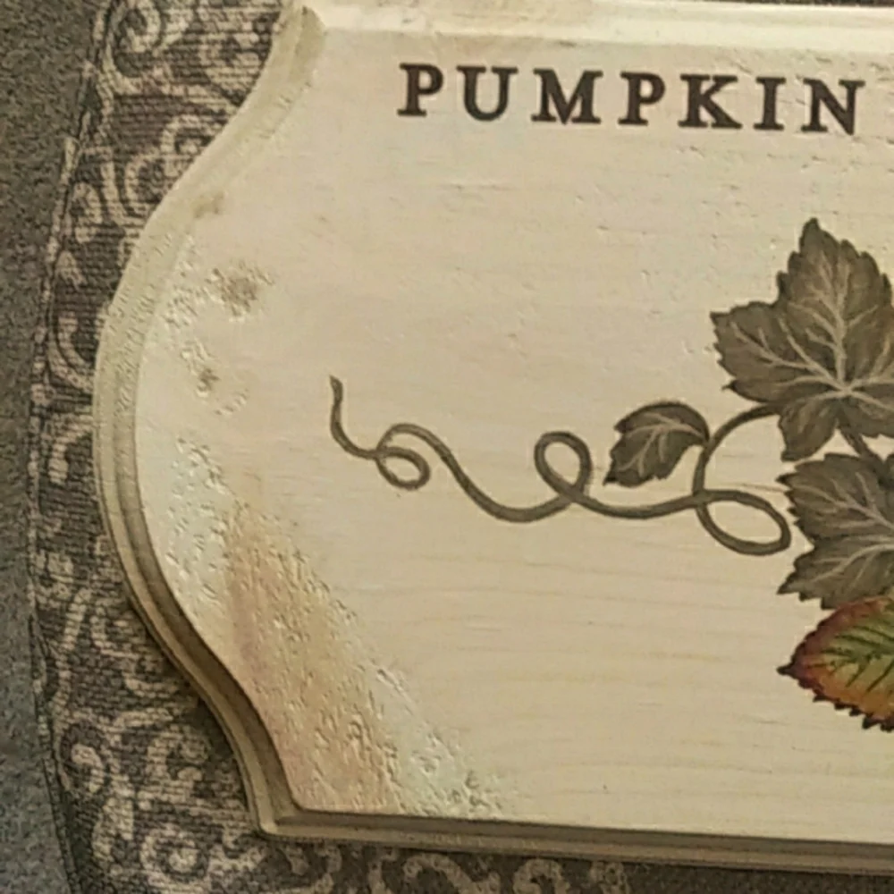 Pumpkin Spice & Everything Nice Handmade Wood Sign/Decor NWOT 💚HOST PICK💚